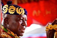 Akwasidae Festival in Kumasi - koning Otumfuo Osei Tutu II